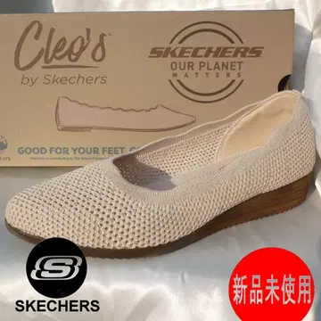 새상품 26cm(25.5cm 상당) 스케쳐스 베이지 펌프스 스트레치