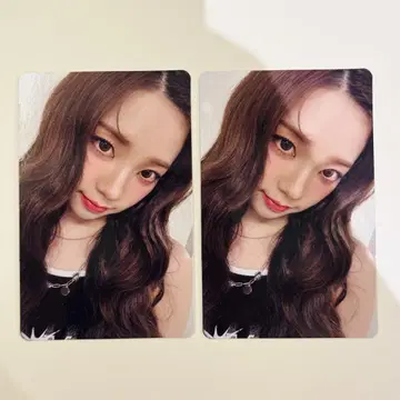 aespa Dirty Work HMV 혜택 카리나 트레이딩 카드 2장
