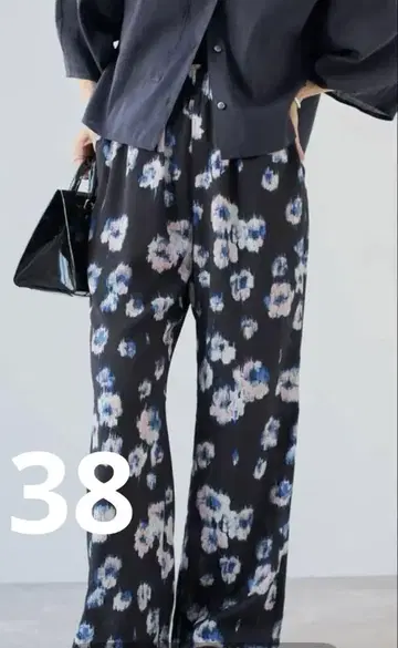 IENA 쉐이드 플라워 팬츠 38