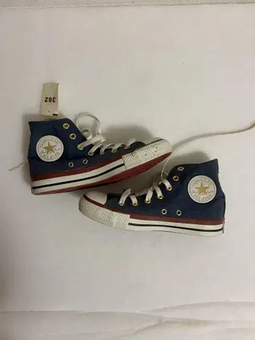 CONVERSE 하이컷 스니커즈 네이비 정가 5000엔