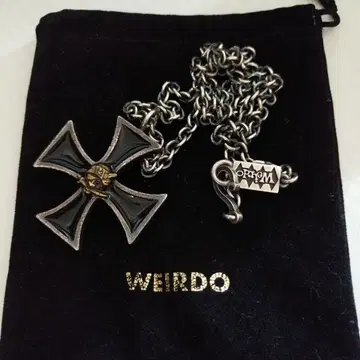 WEIRDO 아이언 크로스 목걸이
