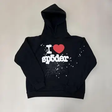 Sp5der 스파이더 월드와이드 후드티 - I Heart