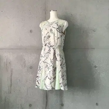 BCAGMAXAZRIA 레이스 슬리브리스 원피스 size06