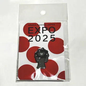 오사카 간사이 엑스포 믹미쿠 핑 배지 블랙 믹미쿠 EXPO2025 새상품