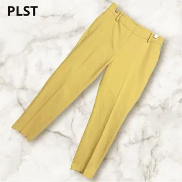 2269 PLST 플라스테 테이퍼드 팬츠 머스타드 L 깔끔한 노랑 컬러