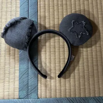 디즈니 머리띠 데님 미키