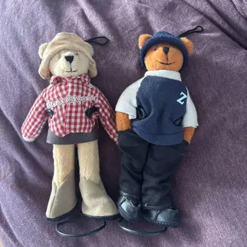 곰 봉제 인형 2개 세트