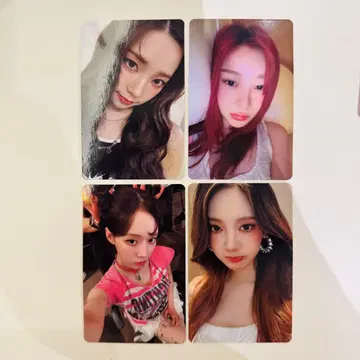 aespa Dirty Work HMV 혜택 4장 트레이딩 카드 컴프