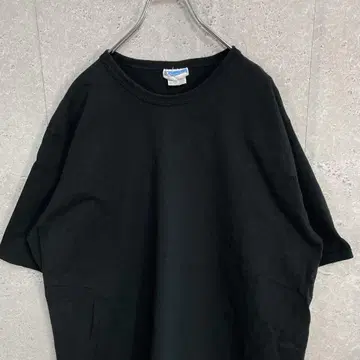 챔피온 무지 심플 블랙 오버 사이즈 티셔츠 2XL