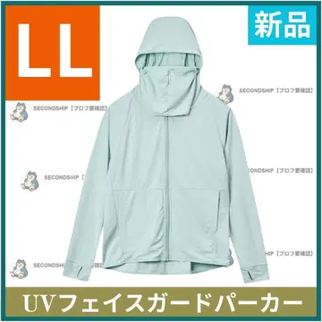 워크맨 쿨 UV 페이스 가드 후드티 민트 LL 새상품 25년 모델