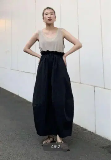 새상품급 어반 리서치 블랙 롱 스커트 드로우 스트링 포함