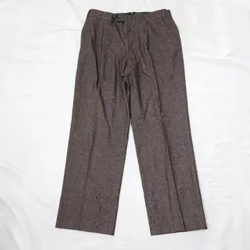 CORNELIANI 브라운 울 혼방 슬랙스 팬츠