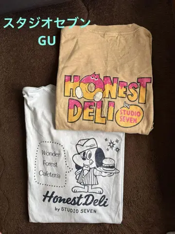 스튜디오 세븐 HONEST DELI 티셔츠 L 2장