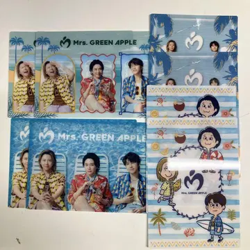 Mrs. GREEN APPLE 클리어 시트 2세트