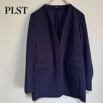 PLST 하이 스트레치 트리코 칼라리스 자켓 M 사이즈