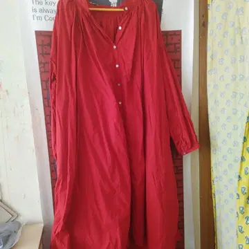 빨간색 원피스