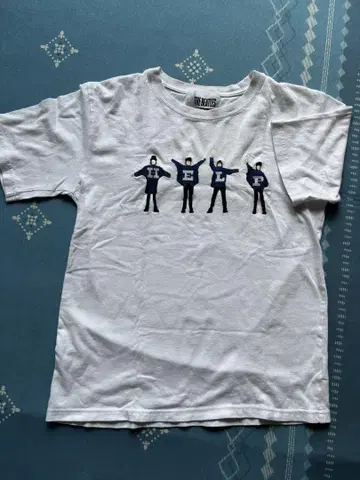 비틀즈 The Beatles HELP! 티셔츠 구제 의류 락 티셔츠 밴딩