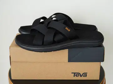25SS TEVA 샌들 26cm VOYA SLIDE 남성용 블랙