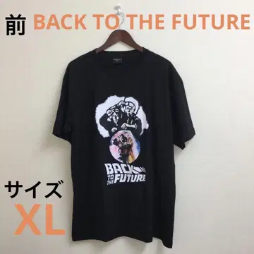 BACK TO THE FUTURE 남성용 반팔 티셔츠 블랙 사이즈 XL