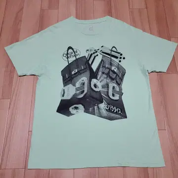 새상품급 EVISEN 앞뒤 프린트 티셔츠