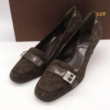 발리 로퍼 펌프스 여성용 36.5 사이즈 브라운 BALLY
