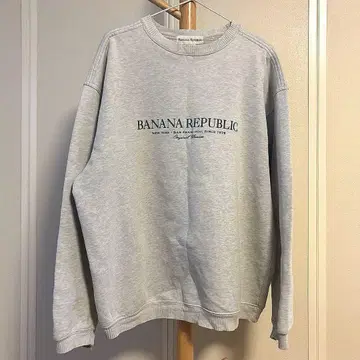80s90s BANANA REPUBLIC 그레이 맨투맨