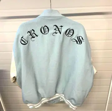 CRONOS 스카이블루 바시티 자켓
