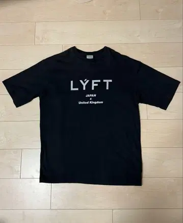 LYFT 로고 티셔츠 오버 사이즈 S 블랙