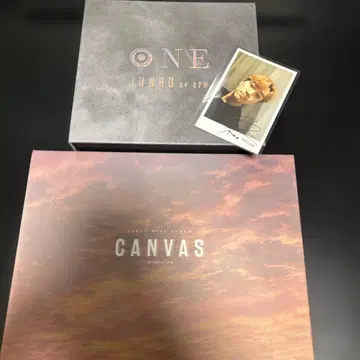 2PM 준호 JUNHO ONE CANVAS 앨범 세트