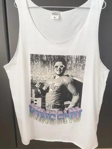 KING GNU 탱크탑 XL 화이트 킹누 King Gnu
