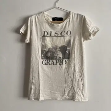 Magine 마진 DISCO GRAPHY 티셔츠 아이보리