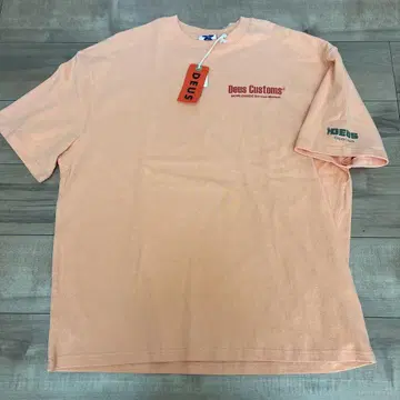 Deus Ex Machina 선셋 오렌지 티셔츠 남성용 M