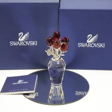 스와로브스키 빨간 장미 입상 플라워 장미 로즈 627098