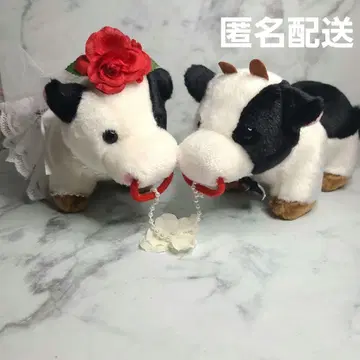 소 봉제 인형 결혼식 봉제 인형 모모 페어 익명 배송