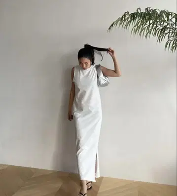 searoomlynn Relax 슬릿 탱크 원피스 화이트