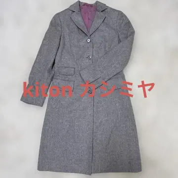 새상품급 kiton 키튼 캐시미어 코트 체스터 코트 사이즈 40