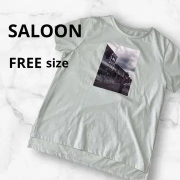 SALOON 밴야드 스톰 반팔 티셔츠 프린트 티셔츠