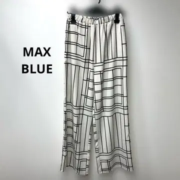 MAX BLUE 패턴 팬츠