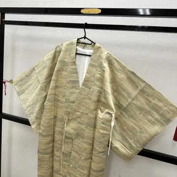 롱 도중기 오모치 색감이 좋은 그라데이션 기모노 순수 실크 RK-5526