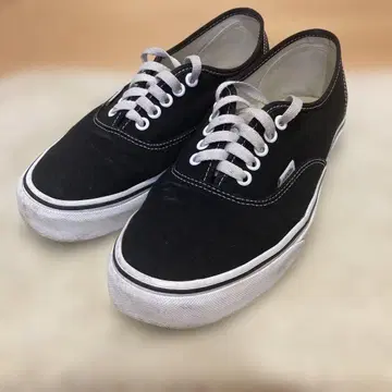 VANS 오센틱 블랙 스니커즈 26.0cm