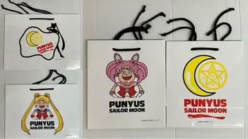 세일러문 PUNYUS 쇼핑백 4종 세트