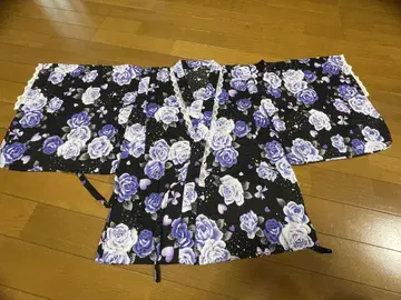 유카타 드레스 지뢰계 양산형 헤이세이 히메 갸루 장미 150cm