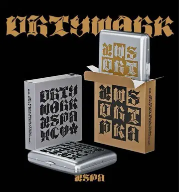 aespa Dirty Work Dirty Case 개봉 완료 앨범 2종