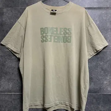 BONELESS 본리스 실리콘 프론트 로고 스트릿 브랜드 XL