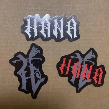 HANA 하나 로고 스티커 3종 세트