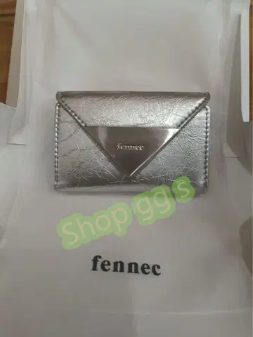 fennec 실버 3단 폴더형 지갑