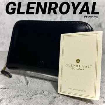 글렌로열 지퍼 퍼스 미니 지갑 3구 블랙 검정 GLENROYAL