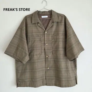 FREAK'S STORE 체크 릴랙스 셔츠 M 새상품급