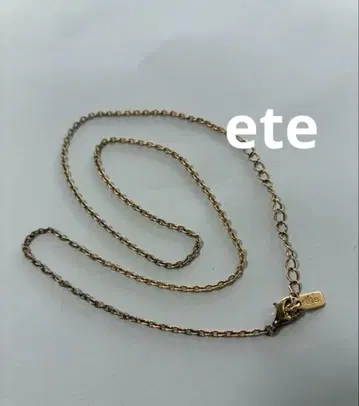 ete 목걸이 실버 925 골드 계열 여성용 심플