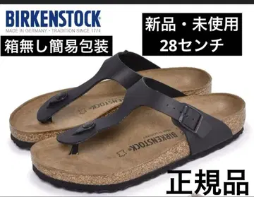 BIRKENSTOCK 블랙 플립플랍 샌들 기제 28cm 새상품 미사용